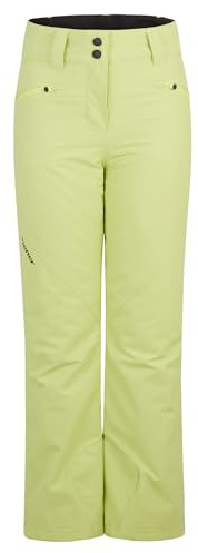 Ziener Kinder Alin Ski-Hose/Schnee-Hose | atmungsaktiv, wasserdicht, PFC frei, Lime Light, 128