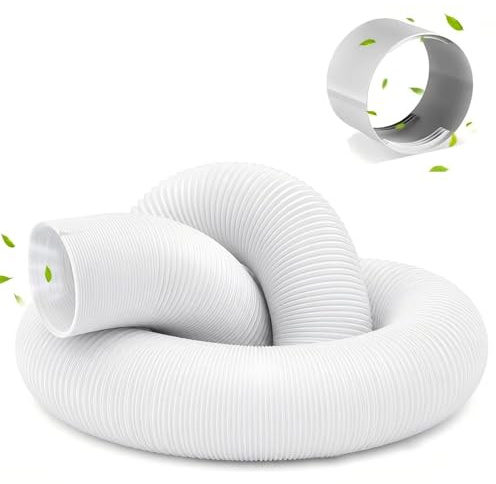 1.5M Tubo Aire Acondicionado Portátil Con Adaptador,Adaptador de Tubo para Aire Acondicionado 150mm,Fácil de Instalar,Para Aire Acondicionado,Deshumidificador,Secadora