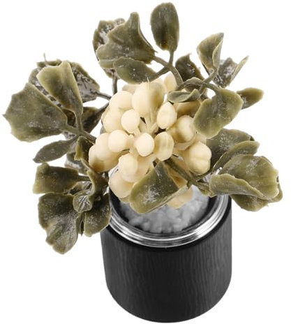 ibasenice Mini Bonsai Decoration Doll House Flower Tabletop Scenery Miniature Model Plants for Dollhouse Accessories Simulation Flower