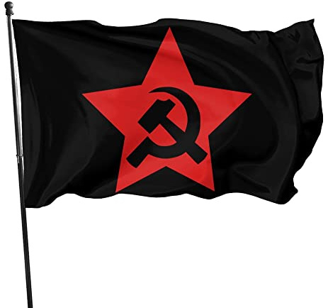 Kommunistische UdSSR Hammer Sichel und Stern Flagge 3x5 Ft Garten Outdoor Dekoration Banner