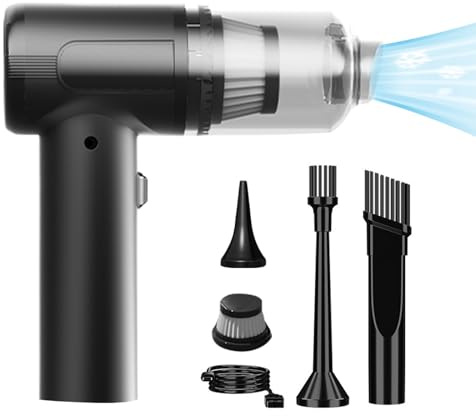 Auto aspirapolvere per aspiralità portatile - Autos -aspirapolvere ricaricabile per wireless | Duster aria portatil per interni del veicolo, di animali domestici, tastiera, e pulizia della casa
