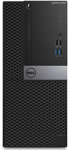 Dell Optiplex 5050 TWR PC i7-6th, RAM 16GB, SSD 1000 GB, Display Port, HDMI, Wi-Fi USB + Windows 11 Pro (Ricondizionato) (DELL-TWR-I7-16-1000GB)