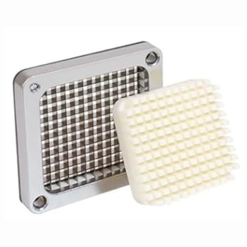 YOMMAK Cortador de Patatas Industrial Premium Sammic | Cortador de Verdura Profesional Multifuncional Mandolina de Cocina | Picadora Manual Hosteleria, Corta Patatas Fritas (Cuchilla 8 mm)
