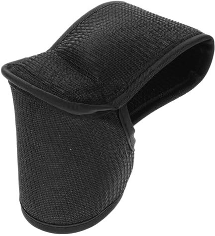 Mikikit Protector Manillar Bicicleta Infantil Cubierta Protectora Pecho Anticolisión Material Seguro para Niñas Patinete y Bici sin Pedales Diseño Decorativo Negro
