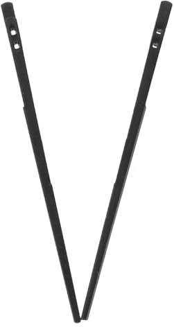 SHERCHPRY Aghi da Cucito per Pelletteria in Acciaio a Doppio Foro 2 Pezzi Utensile per Infilare Corde in Pelle Ago per Allacciatura e Lavorazione Dettagliata della Pelle Strumento per