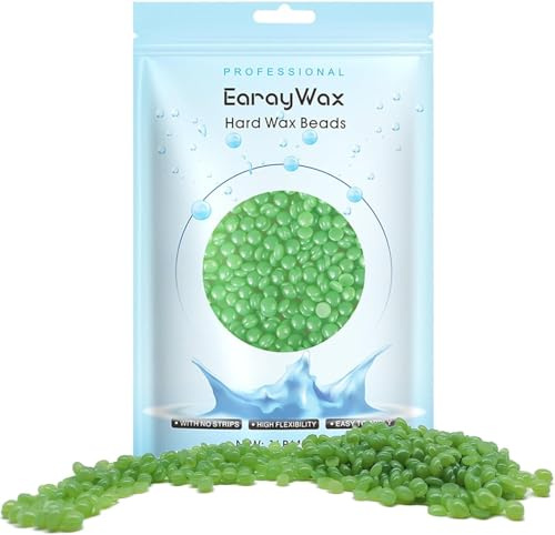 450g Wachsperlen zur Haarentfernung für Gesicht, Augenbrauen, Waxing für alle Hauttypen