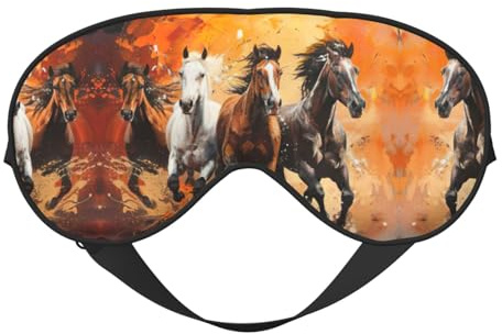 Augenmaske für Pferde, Unisex, Null Augendruck, Augen-Schlafmaske, weiche Augenschattenabdeckung für Reisen
