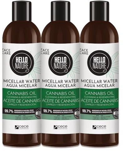 P-Beauty Naturkosmetik 3x Mizellenwasser Gesicht Cleanser 300ml - Sanfte Gesichtsreinigung mit Bio Kokosöl - Entfernt Make-up & Unreinheiten - 99,7 % natürliche Inhaltsstoffe - Alle Hauttypen geeignet