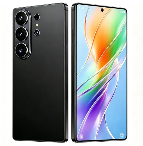 MTGud 4G Smartphone, 6.6 Écran HD, 4GB+32GB Extensible à 256GB, Caméra 13MP+21MP, Android 12, Déverrouillage Facial/WiFi/GPS/OTG USB/Stylet intégré (Black)