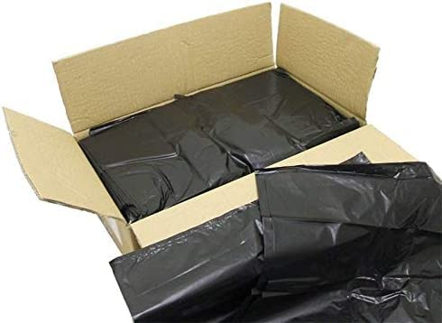 BLACK HEAVY DUTY REFUSE BAGS WASTE BIN LINERS SACKS RUBBISH BAGS[50,Extra Strong]