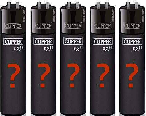 Clipper Original Lighter Soft Touch Special Edition Sets + All u Need Schlüsselanhänger Flaschenöffner (16 x Mix Set)