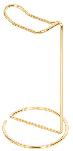 Headphone Stand Metal Headset Holder Earphone Display Rack Hanger for Table Desk Orgnizer, 1 Pack (Gold)