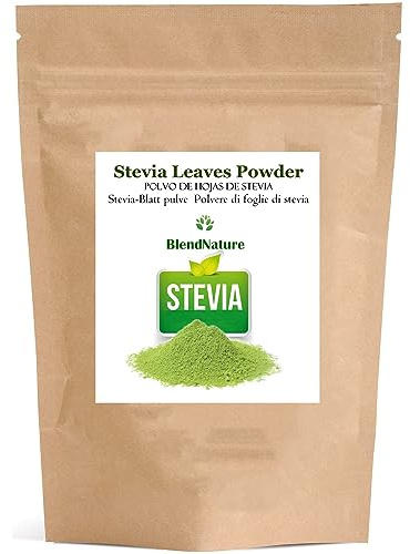 Poudre de Stevia Pure 100% Naturel 200g – Feuilles sélectionnées -Vegan