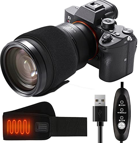 Chauffe-Objectif avec Régulateur de Température USB Chauffage Objectif 5V Universelle Anti-rosée,Anti-brouillard et Anti-condensation