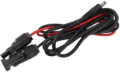 16 AWG Solarstecker auf DC 5,5 Mm Stecker Adapterkabel Kupfer Solarpanel Verlängerungskabel Solar PV Anschlusskabel mit PVC-Abdeckung für Solargeräte