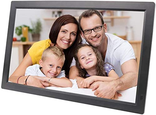 Cadre Photo Numérique, 21 Pouces 1920 * 1080 HD LED Lecteur Mp3 / Mp4 Machine Publicitaire Multifonction Support Hdmi USB Interfaces Multiples Cadre Photo Électronique (Noir)