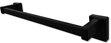 XIMAX Handtuchhalter magnetisch Handtuchstange Schwarz Länge 400 mm