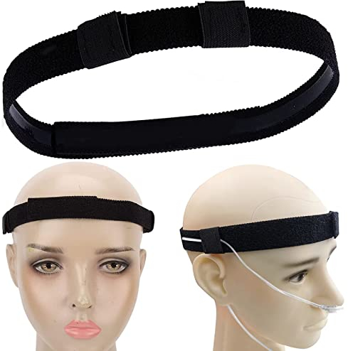 OUBFUUY Comfortable Nasal Oxygen Cannula Ear Protector, Cannula Headband Ear Protectors for Oxygen Tubing Oxygen Supplies Oxygen Accessories To Avoid Ear Soreness for Elders Adults Children