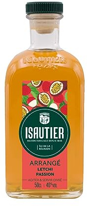 Rhum arrangé ISAUTIER – Letchi Passion – 40° - 3x50cl