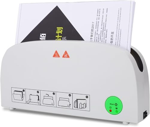Machine À Relier Électrique Thermofusible Portable pour Le Bureau, Machine À Relier Thermique A4 avec Une Épaisseur De Reliure Maximale De 33 Mm, Kit De Reliure À Crête De Livre A4 Reliure Rapide