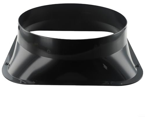 Ventilazione efficiente con parte superiore più sottile e inferiore più spessa in plastica ABS connettore per condotto flangia quadrata (300 #)