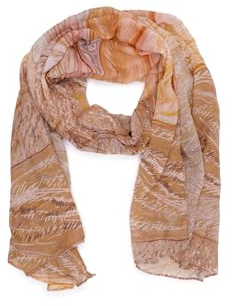 QUEEN HELENA Foulard Léger Foulard Doux Etole Fine Col Rond Décontracté Femme SC024-6, marron, Lunghezza 180 cm, Larghezza 70 cm