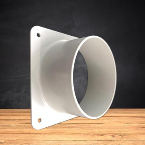 Brida de conector de conducto, versátil brida de conector de conducto de ventilación de aire, brida recta, herramientas de conducto de junta de tubería de ventilación (100 mm)