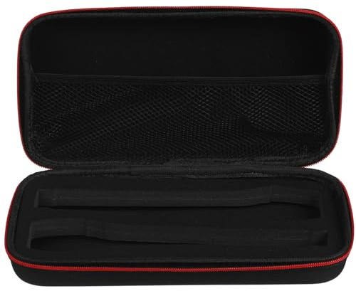 VICASKY Mic Case - Mic Bag Carrying Travel Case Hard EVA Carrying Travel with Dual Holder Stand Bag Zipper for Handheld rophones