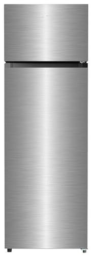 INFINTION Frigorifico Dos Puertas FG-A162I, 239 Litros, 160 cm de Altura, E, Ciclico, Puerta Reversible, Patas regulables en altura, Inox