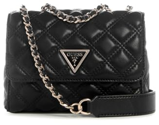 GUESS Giully II Mini Compound Convertible Flap Bag Black