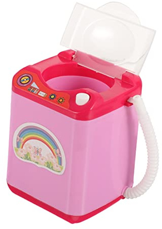 MOLUCKFU Mini Waschmaschine für Elektrische Waschmaschine für Make Up Pinsel und Schwämme Leicht und Tragbar Fördert Kreativität und Geschicklichkeit