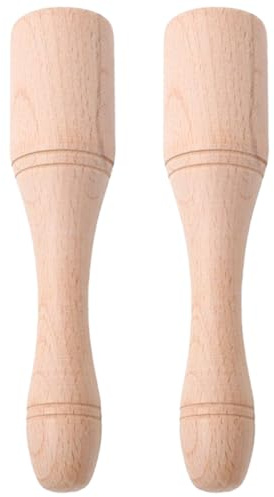 Mazo de madera, 2 martillos de madera, mazo de carpintería con mango cómodo, tallado de madera de 7.9 pulgadas para carpintería, martillo de tallado de madera
