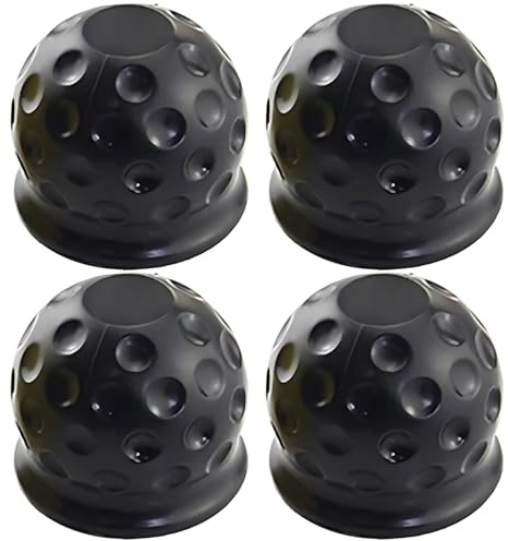 4 Stück Abdeckung Anhängerkupplung, 50 mm Anhängerkupplung Schutzkappe Kugelabdeckung für Universell, Universal Kappe für LKW, Anhänger, Boote,Kugelkopf für Schutz des Kugelgelenks des Anhängers