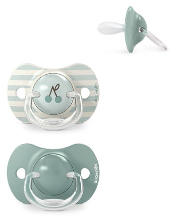 Suavinex Ciucci Neonati +18 Mesi, Confezione da 2, Birdies Verde