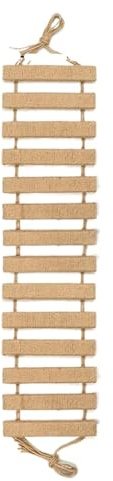 Cage-Use Wooden Cat Climbing Frame, Sisal Rope Scratching Post with Bridge, Ladder & Cat Tree Tower Pet Furniture(100cm)