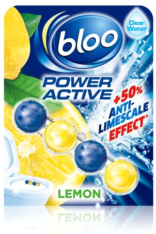 Bloo Power Active Toilet Lemon Rim Block, 50g