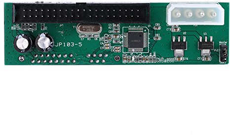 GLOGLOW Pata a SATA - Conversor de Disco Duro (3,5 HDD Paralelo a Serial ATA, Adaptador de conversión de Interfaz ATA para PC, Embalaje múltiple)