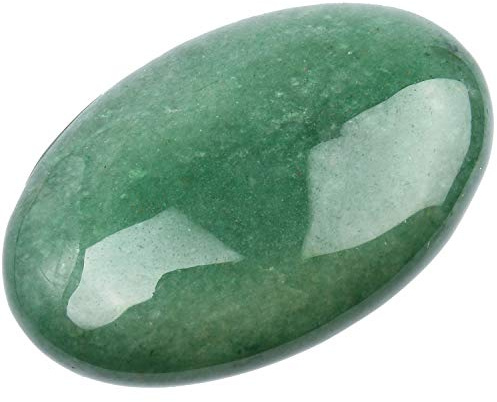 June&Ann Piedras de palma de aventurina verde natural, tamaño grande, aproximadamente 150 g de peso, terapia de piedras preciosas curativas preocupación piedras de cristal para meditación Chakra