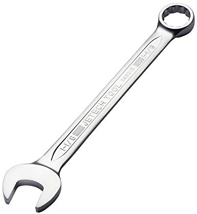 Jetech 1-1/8 Zoll Ringmaulschlüssel - Schraubenschlüssel in Industriequalität mit 12-Punkt-Design, 15-Grad-Versatz, Chrom-Vanadium-Stahl, geschmiedet, wärmebehandelt, SAE