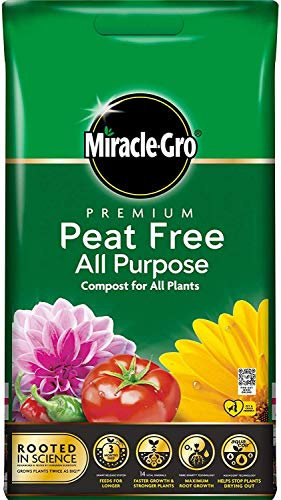 Miracle-Gro Premium All Purpose Peat Free Compost 10L Bag