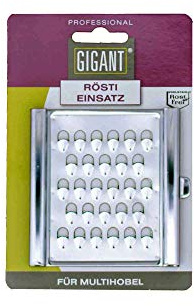 Muxel Rösti Einsatz für 4-Fach Gigant Gemüsehobel, Mandoline, Gurkenhobel