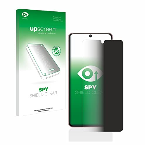 upscreen Blickschutzfolie für Samsung Galaxy S21 | Anti-Spy Displayschutz Made in Germany Privacy Screen Protector Sichtschutz Blaulichtfilter Klare Folie