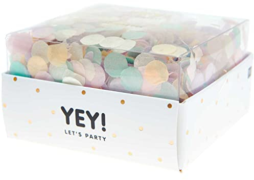 YEY Let's Party Konfetti-Mix 20g Partydekoration Rainbow