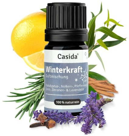 Casida® Winterkraft Duftmischung ätherische Öle ähnlich wie Mischung Thieves, Shield, Immunity, Protect oder Defend - für die kalte Jahreszeit - 5 ml - Aus der Apotheke