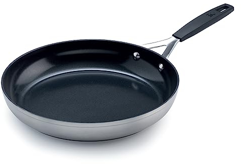 MasterPro Smart | Pfanne Antihaftbeschichtet 28 cm | Aus Geschmiedetem Aluminium | Ergonomischer Griff mit Silikonbeschichtung | Für Alle Herdarten