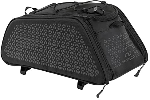Norco Unisex – Erwachsene Contourtaschen-0219WSA Gepäckträgertasche, Schwarz, One Size