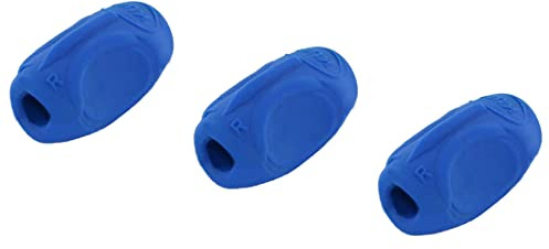KUM AZ4060026-B - Aide à l'écriture Sattler Grip A7, 3 pièces, bleu, porte-stylo pour droitiers et gauchers