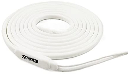 Pipe House 220V Defrost Heater Wire for Cold Storage Refrigeration House Water Draining Defroster 20W to 400W 7mm 5mm Soil Electronics (Size : 1.5 Meter 60W)