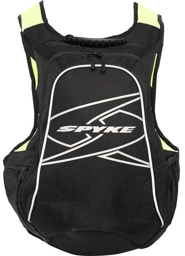 Generico Spyke Urbex Sportrucksack für Herren und Damen, für Arbeit, Motorrad-Rucksack, Schwarz