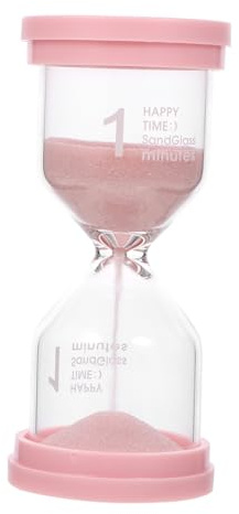 Didiseaon Macaron Sand Timer for Boys and Girls Decorative Hourglass Toothbrush Timer Home Decor Timing Tool for Brushing Teeth Elegant Sandglass Clock